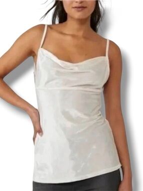 ✨ NWT Free People All Night Velvet Tunic Champagne XS ✨